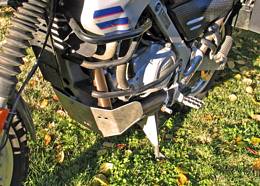 BLM skidplate and Fastway F3 footpegs